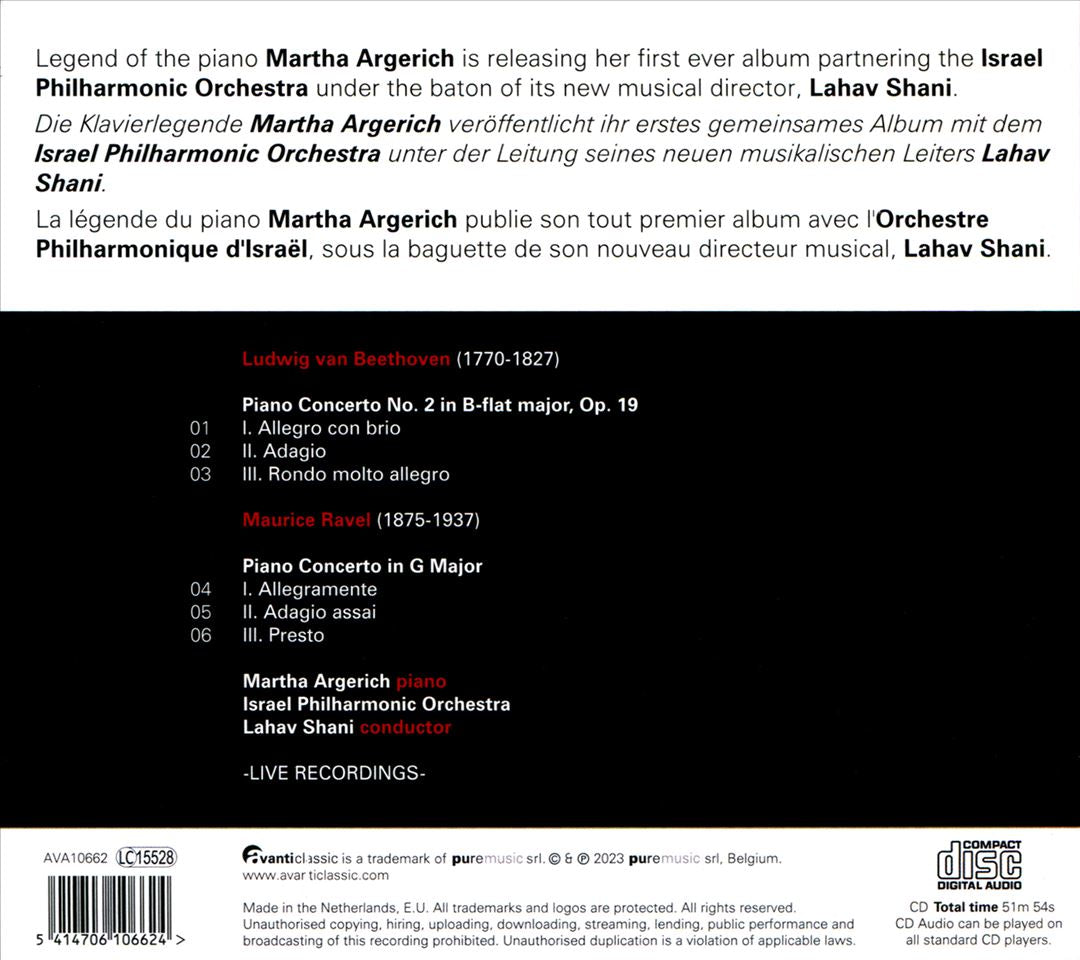 Ravel, Beethoven cover art