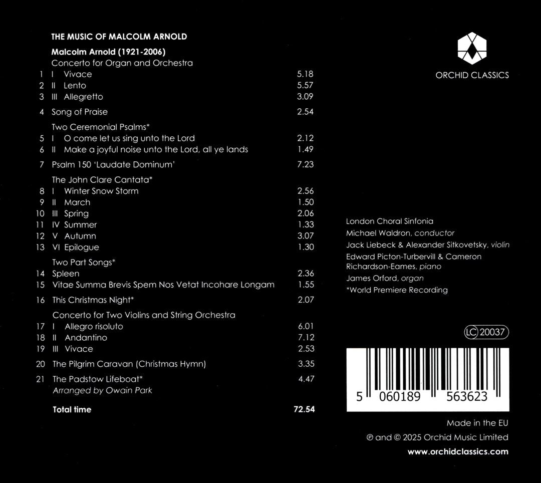 Malcolm Arnold cover art