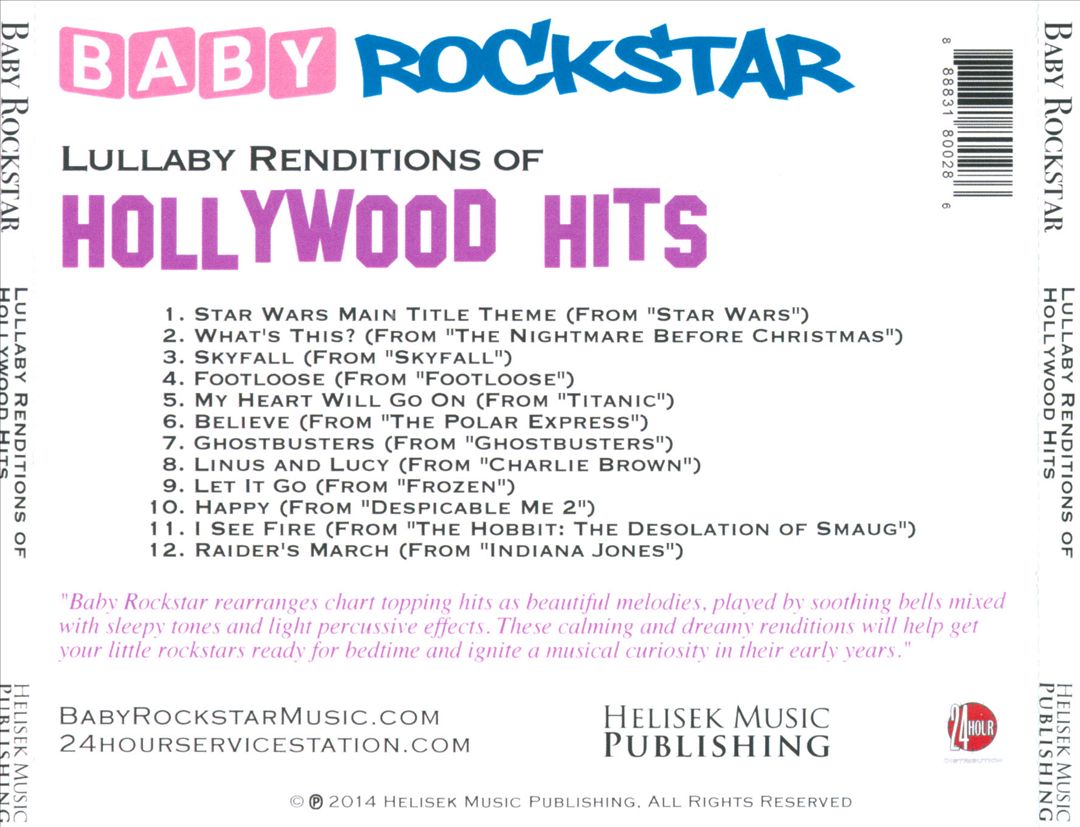 Lullaby Renditions of Hollywood Hits cover art