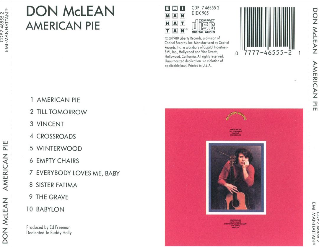 American Pie cover art