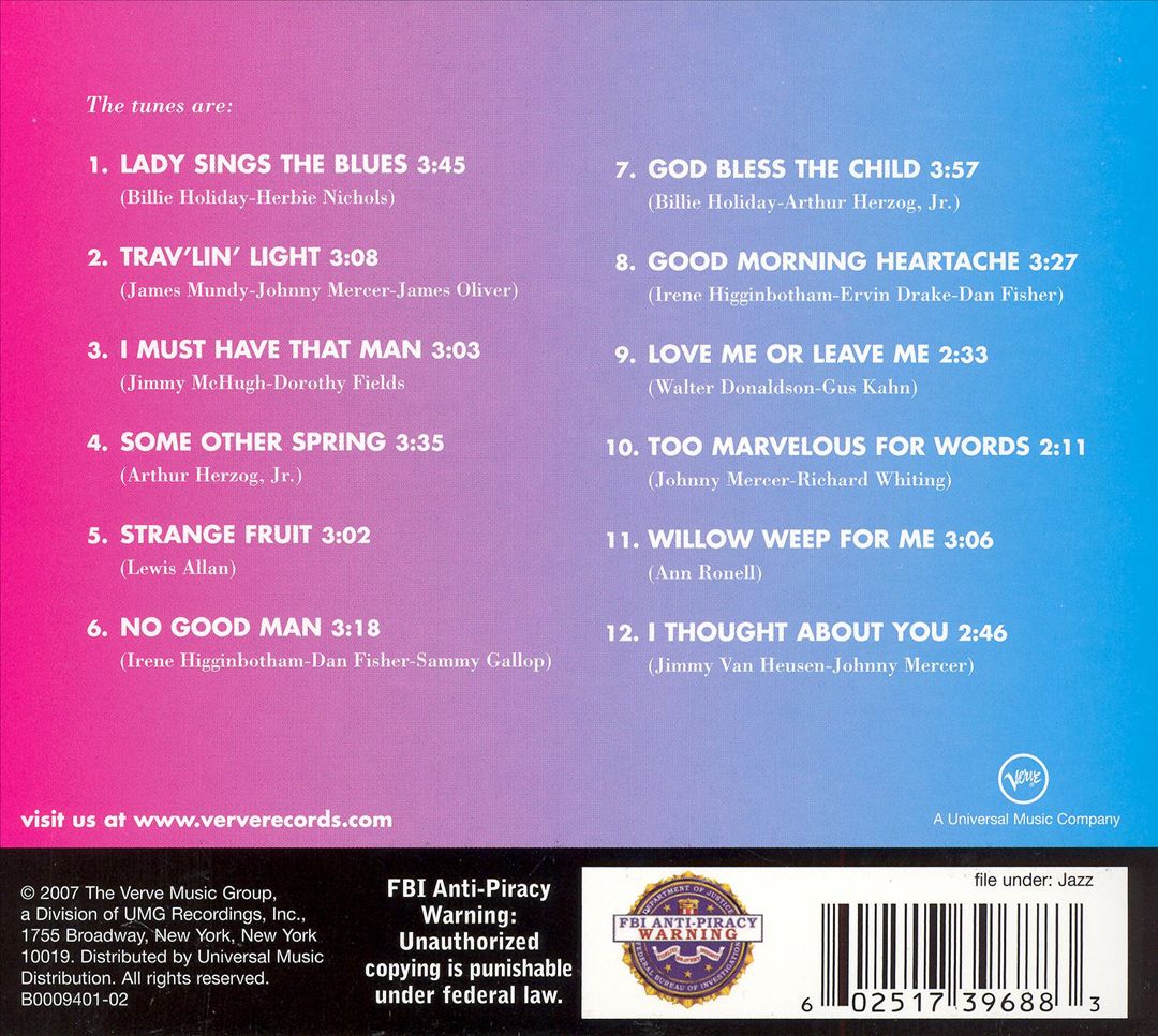 Lady Sings the Blues cover art