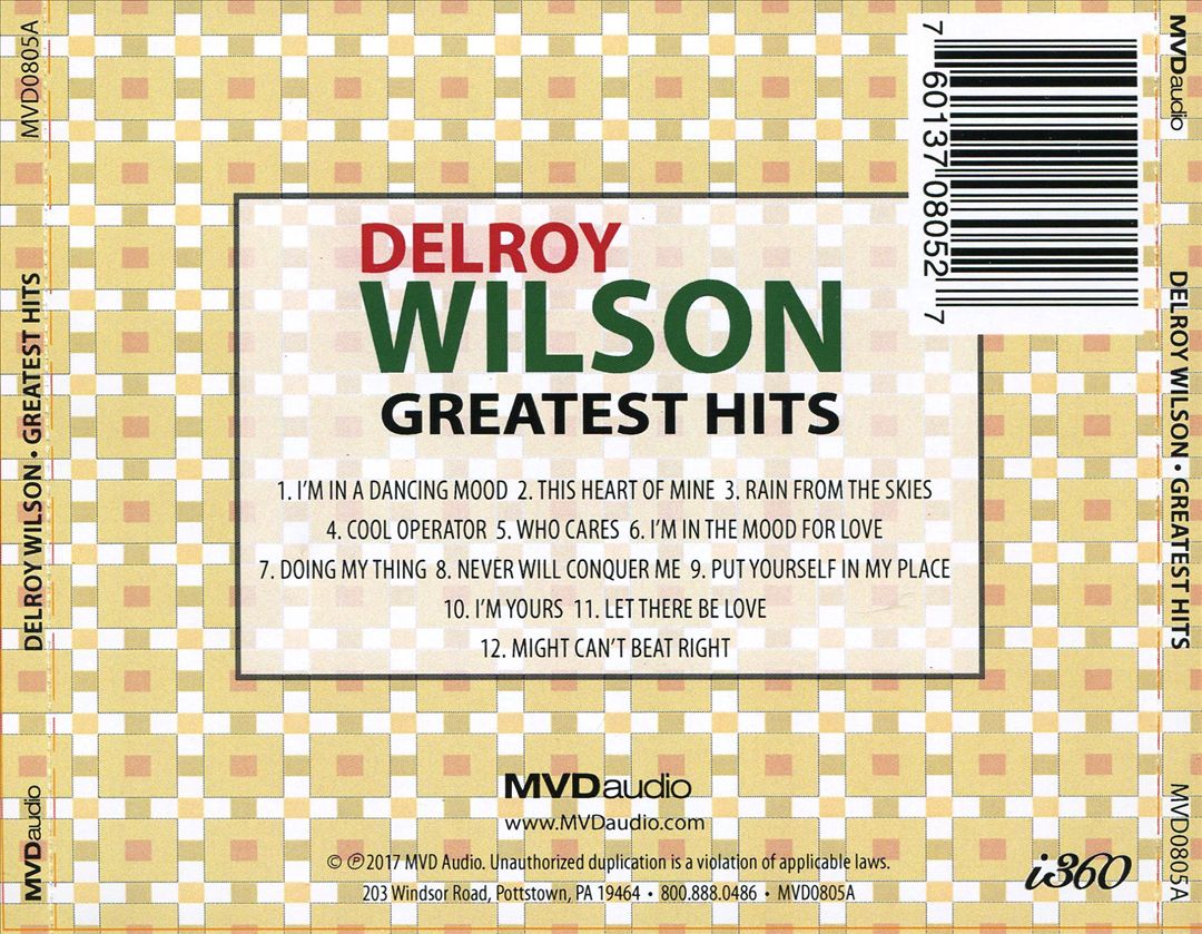Delroy Wilson Greatest Hits cover art