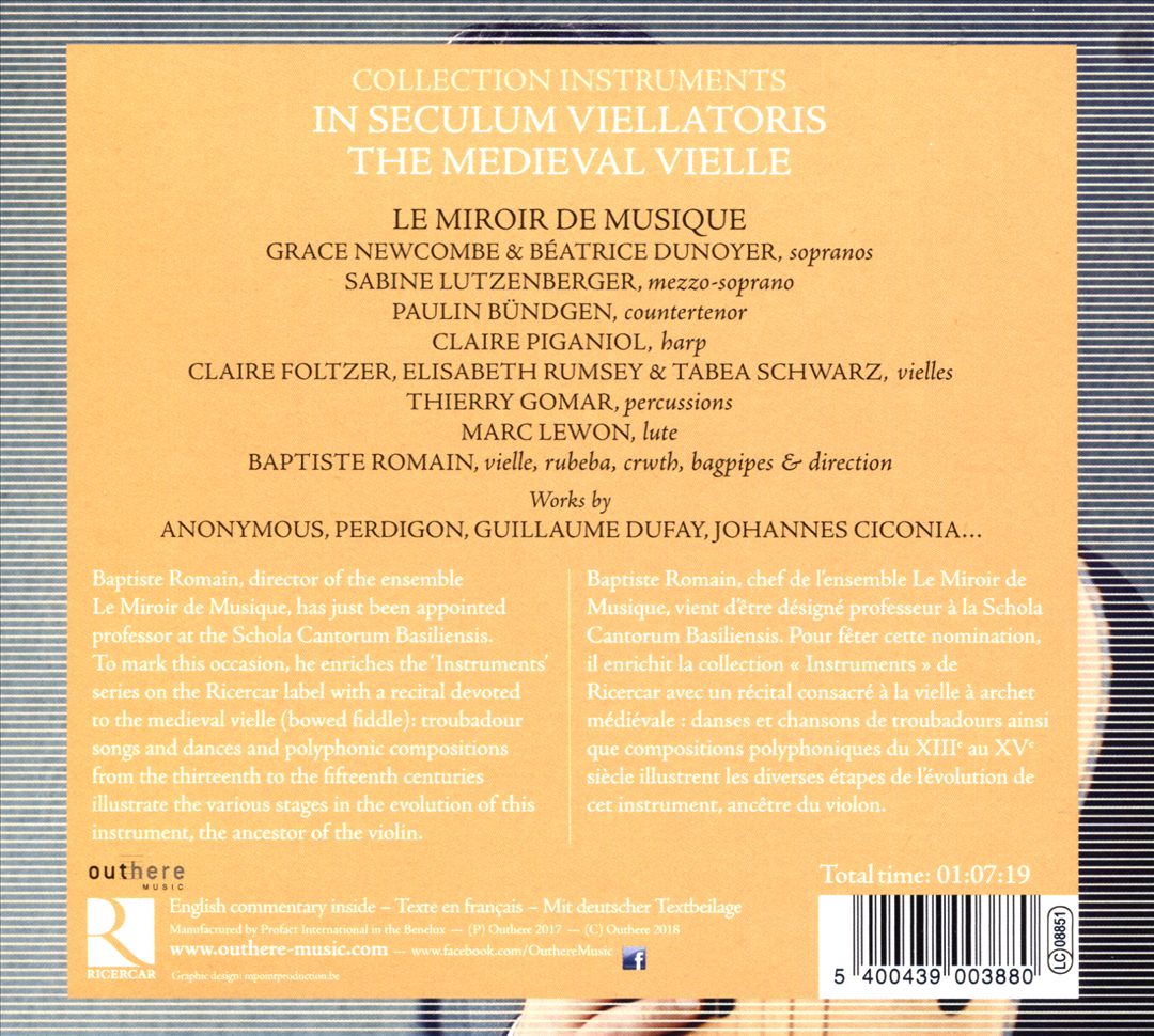 In Seculum Viellatoris: The Medieval Vielle cover art