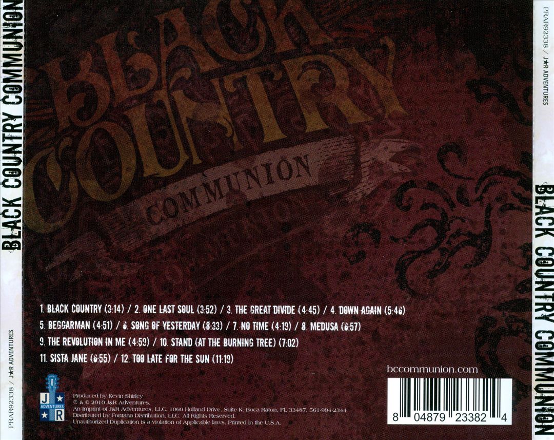 Black Country Communion cover art