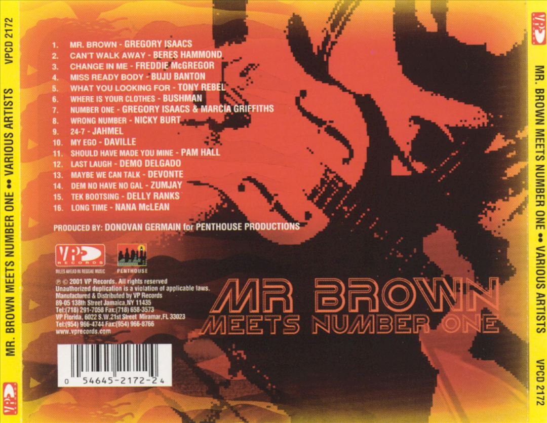 Riddim Driven: Mr. Brown Meets Number One cover art