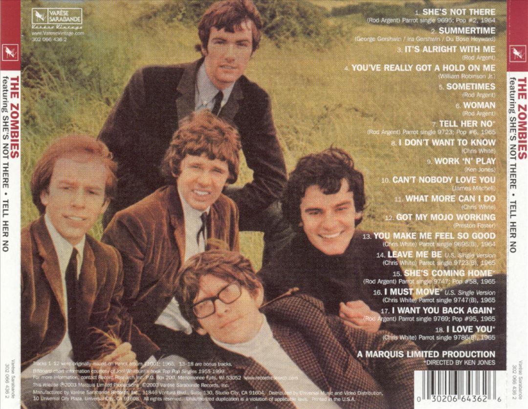 Zombies (Featuring She's Not There and Tell Her No) cover art