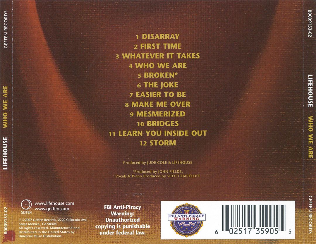 Who We Are cover art