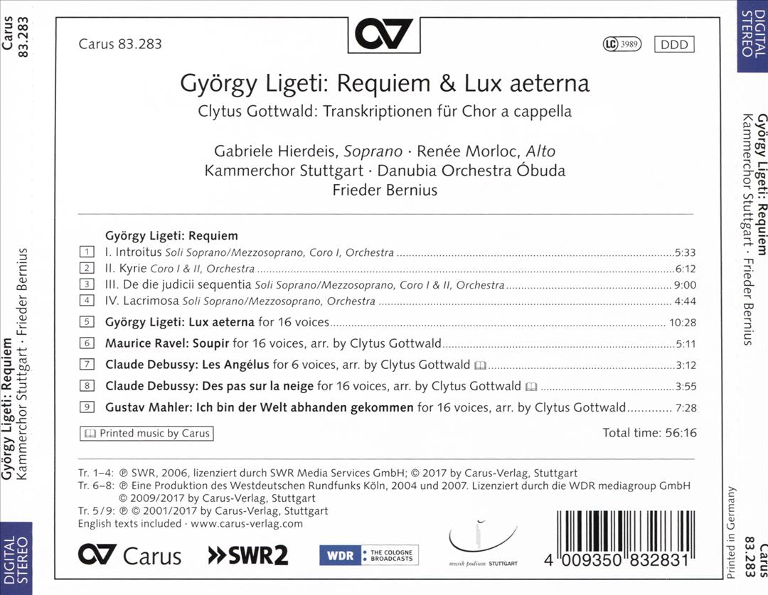 György Ligeti: Requiem cover art