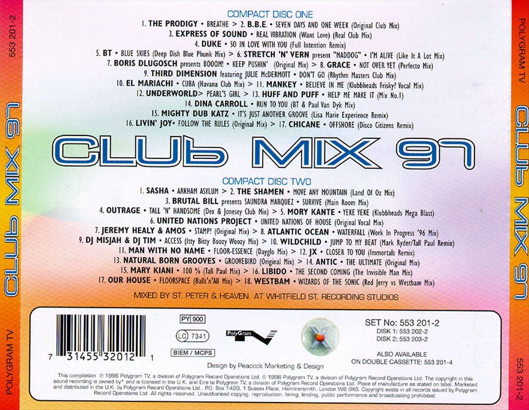Club Mix '97, Vol. 2 cover art