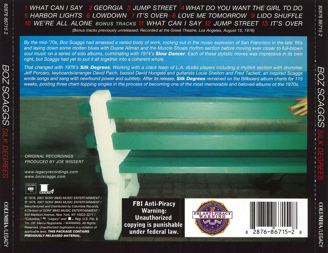 Silk Degrees cover art