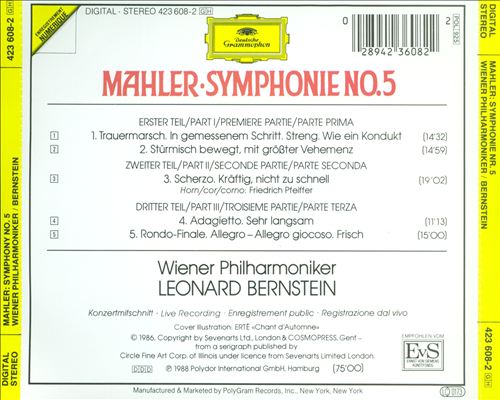 Mahler: Symphonie No. 5 cover art