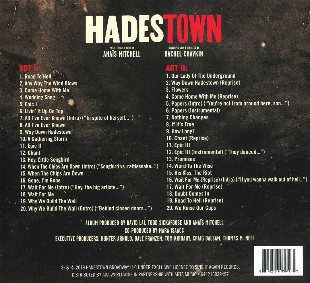 Hadestown cover art