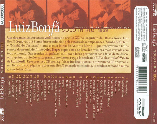 Solo in Rio 1959 cover art
