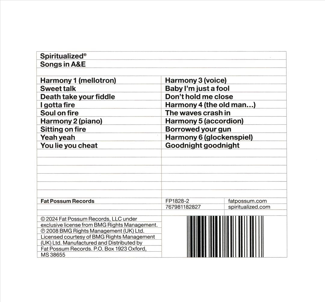 Songs in A&E cover art