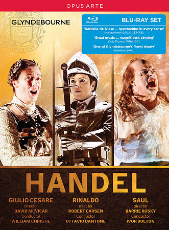 Georg Friedrich Handel - Giulio Cesare / Rinaldo / Saul (4 Blu-Ray) cover art