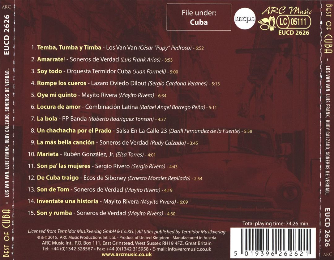 Best of Cuba [Arc 2016] cover art