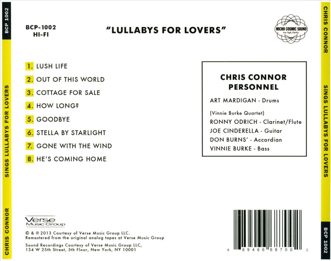 Lullabies for Lovers cover art