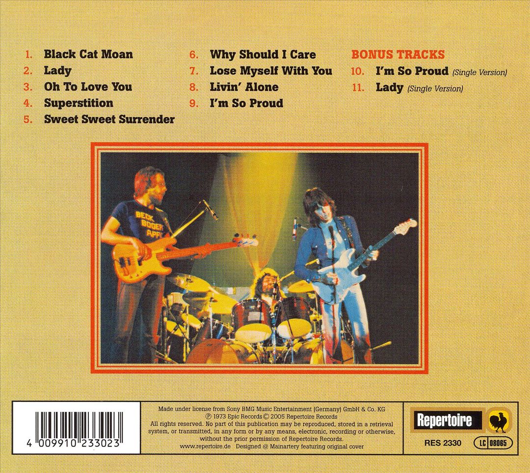 Beck Bogert & Appice [Bonus Tracks] cover art