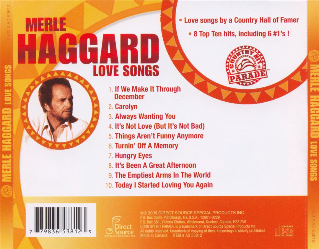 Country Hit Parade: Love Songs cover art