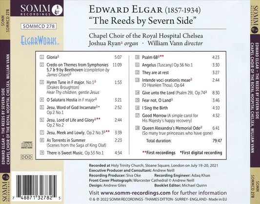 Reeds by Severn Side: Choral Music by Edward Elgar cover art