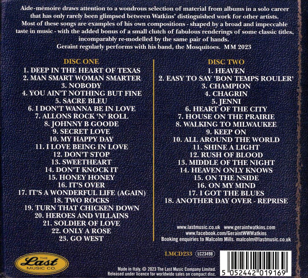 Aide-Mémoire cover art