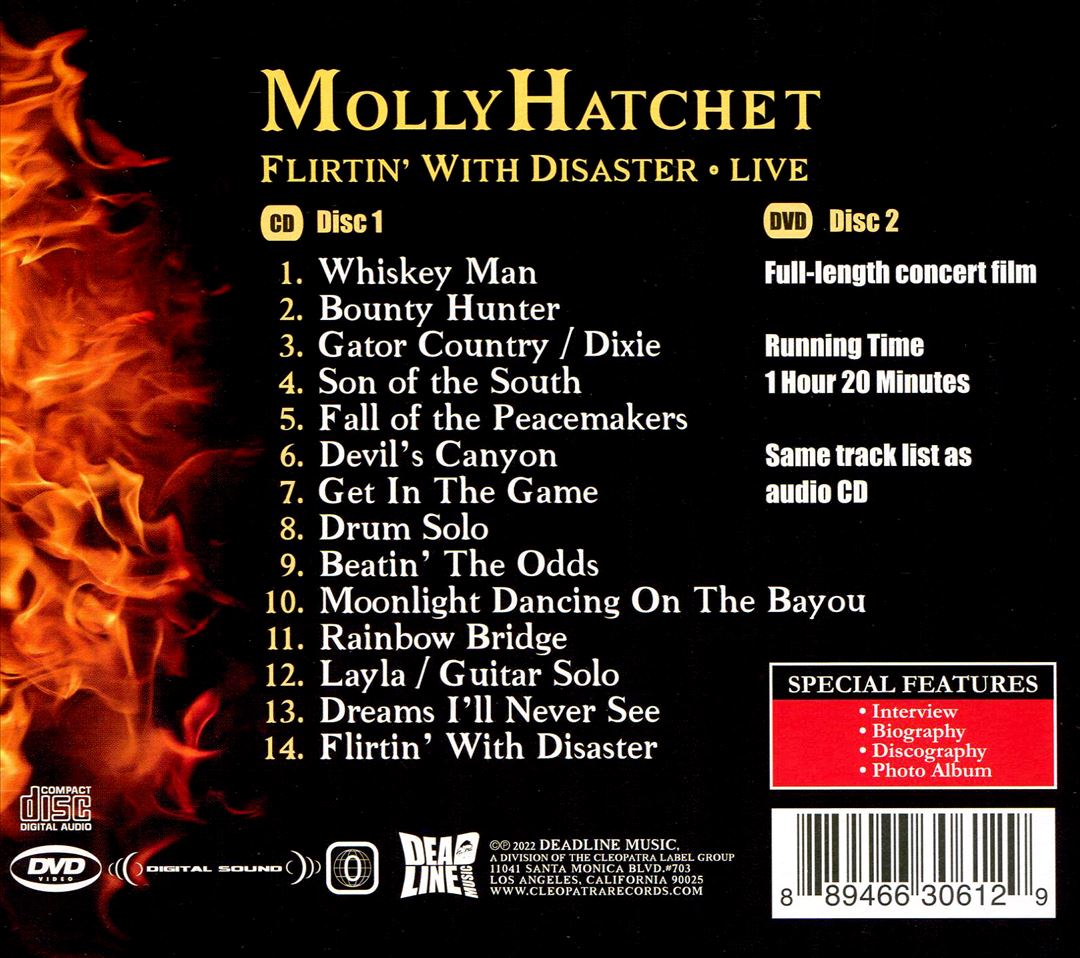 Flirtin' with Disaster Live cover art