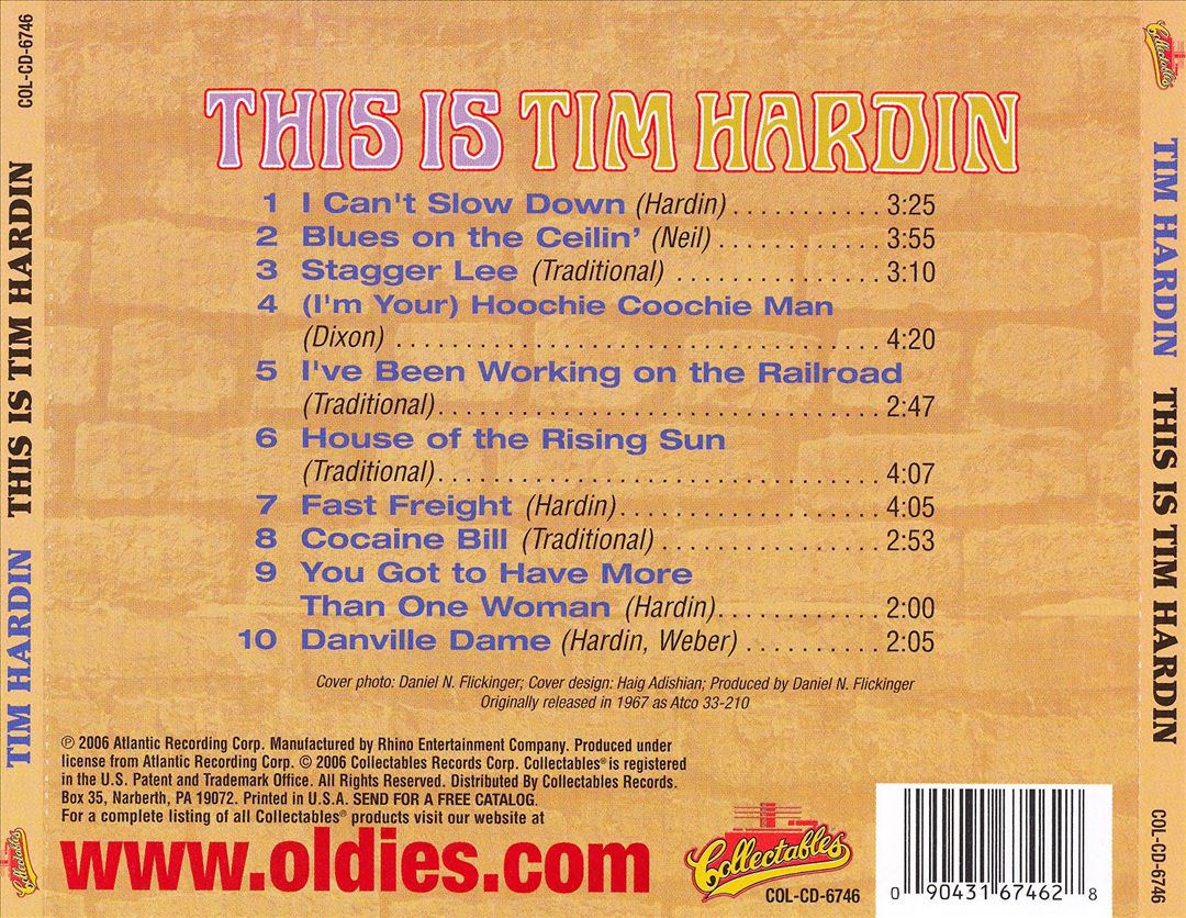 This Is Tim Hardin cover art