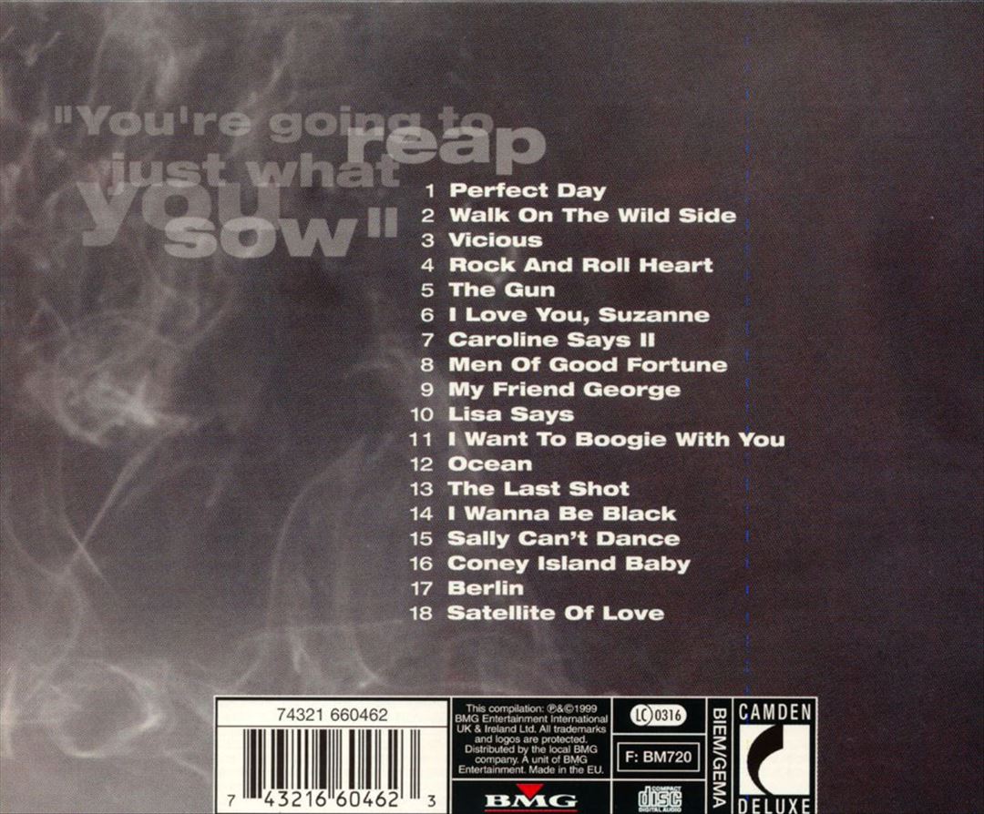 Very Best of Lou Reed cover art