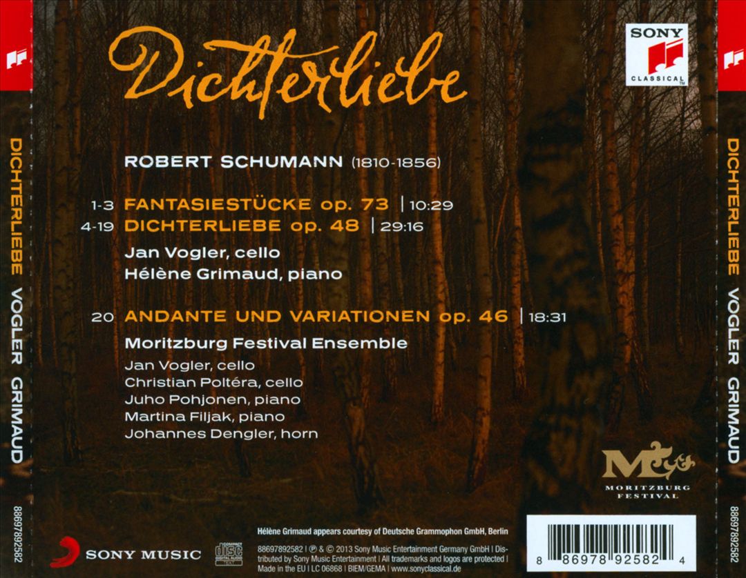 Robert Schumann: Dichterliebe cover art
