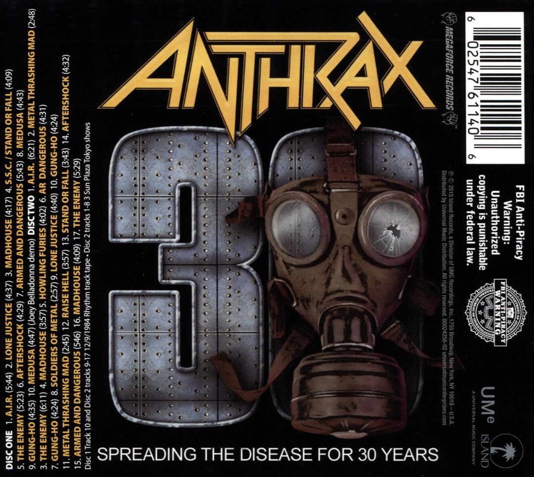 Spreading the Disease [30th Anniversary Deluxe Edition] [2 CD] cover art