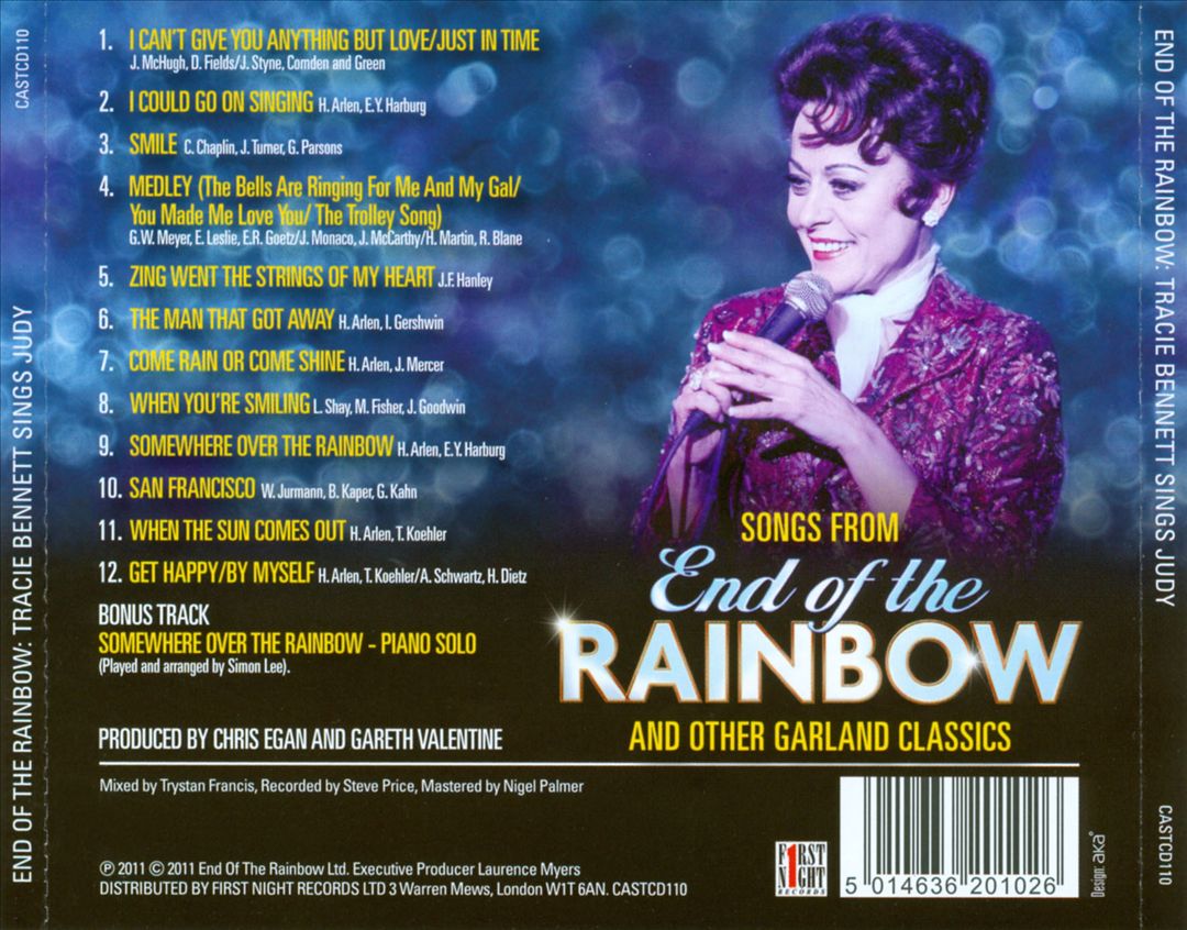 End of the Rainbow: Tracie Bennett Sings Judy cover art