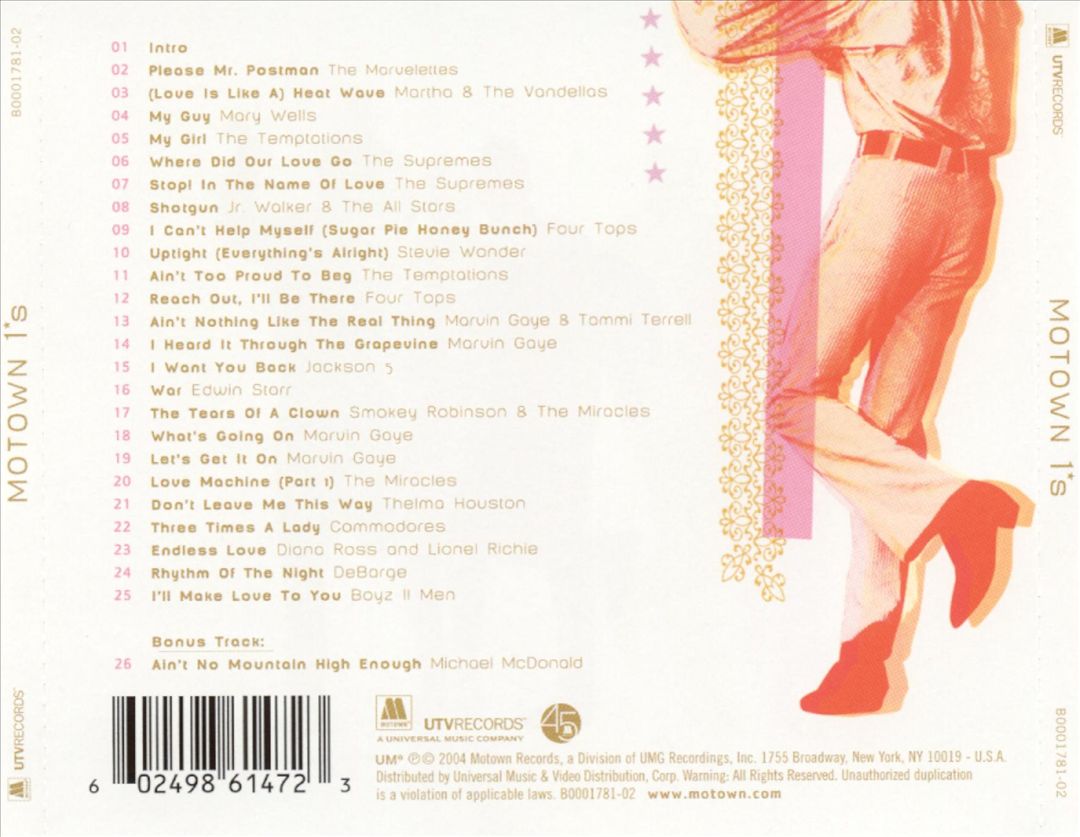 Motown Number 1's cover art