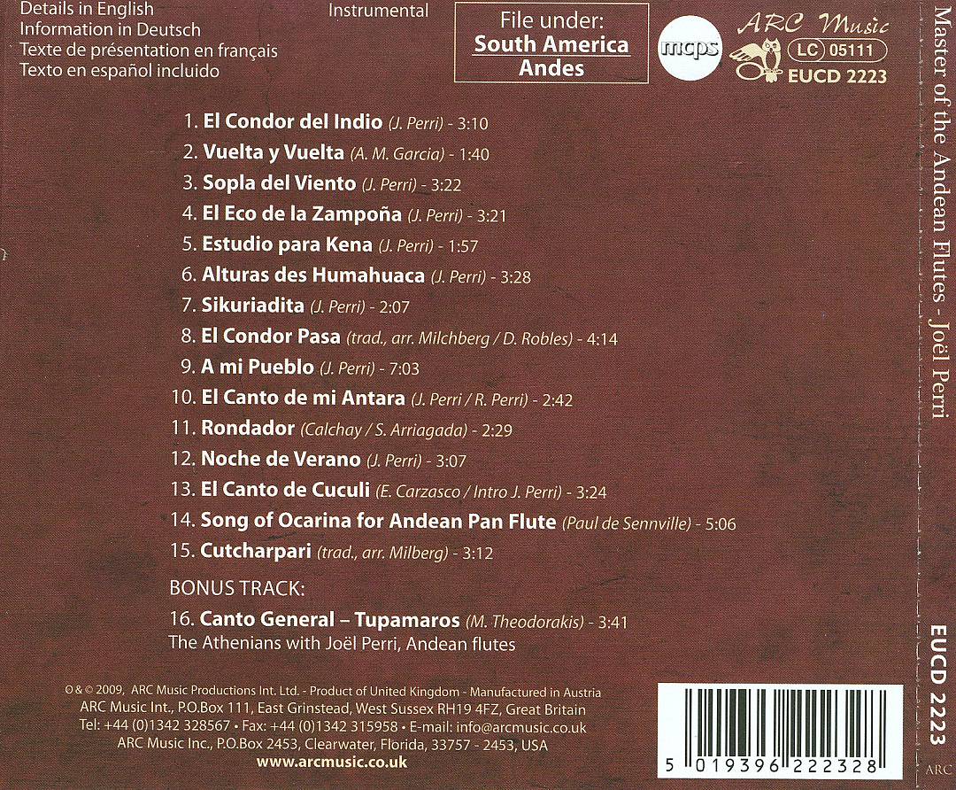Master of the Andean Flutes cover art