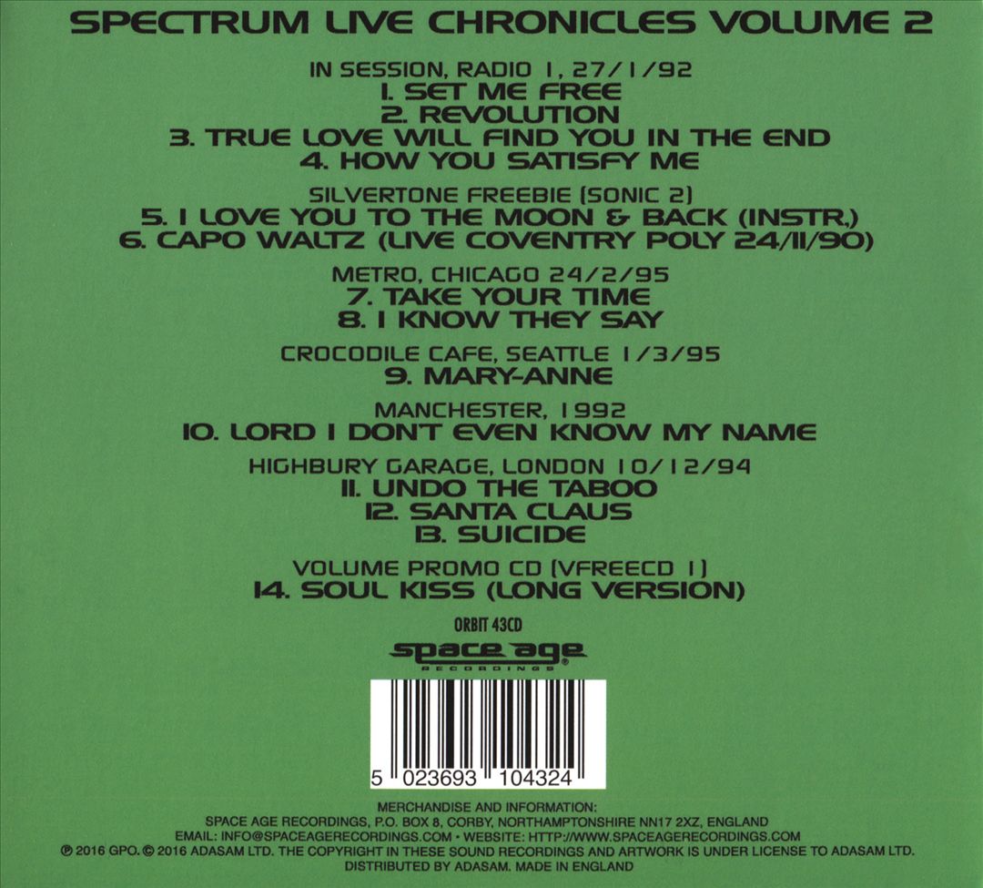 Live Chronicles, Vol. 2 cover art