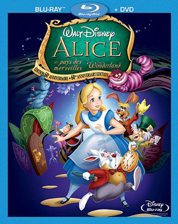 Alice in Wonderland: 60th Anniversary Edition [French] [Blu-ray] cover art