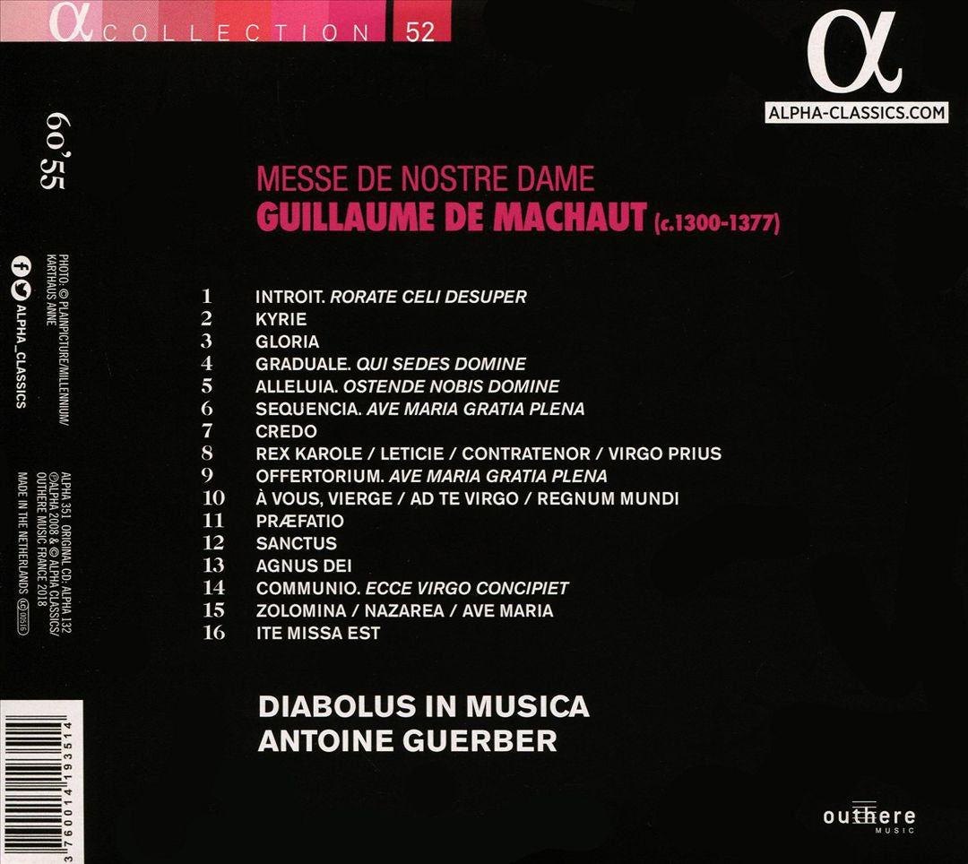 Guillaume de Machaut: Messe de Nostre Dame cover art