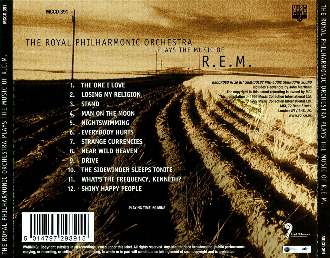Plays the Music of R.E.M. cover art