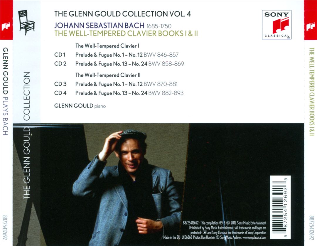 Glenn Gould Plays Bach: The Well Tempered Clavier Books I & II cover art
