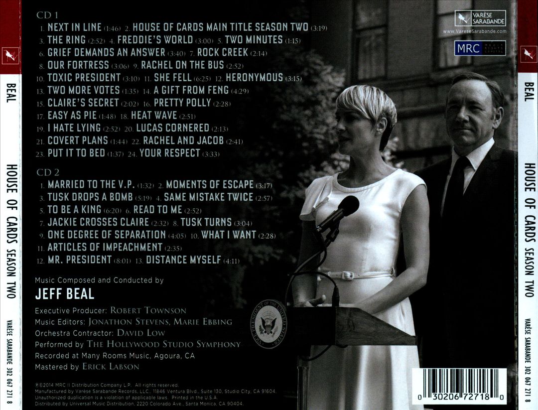House of Cards: Season 2 [Score] cover art