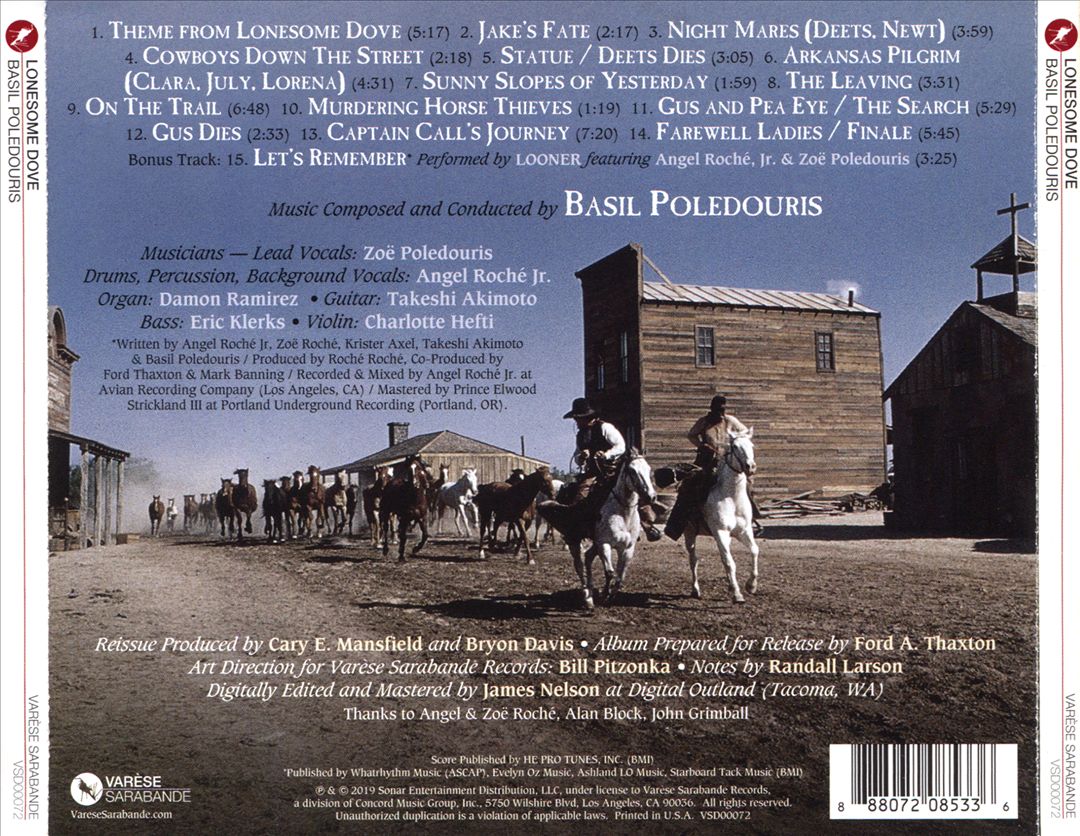 Lonesome Dove [Original Television Soundtrack] cover art