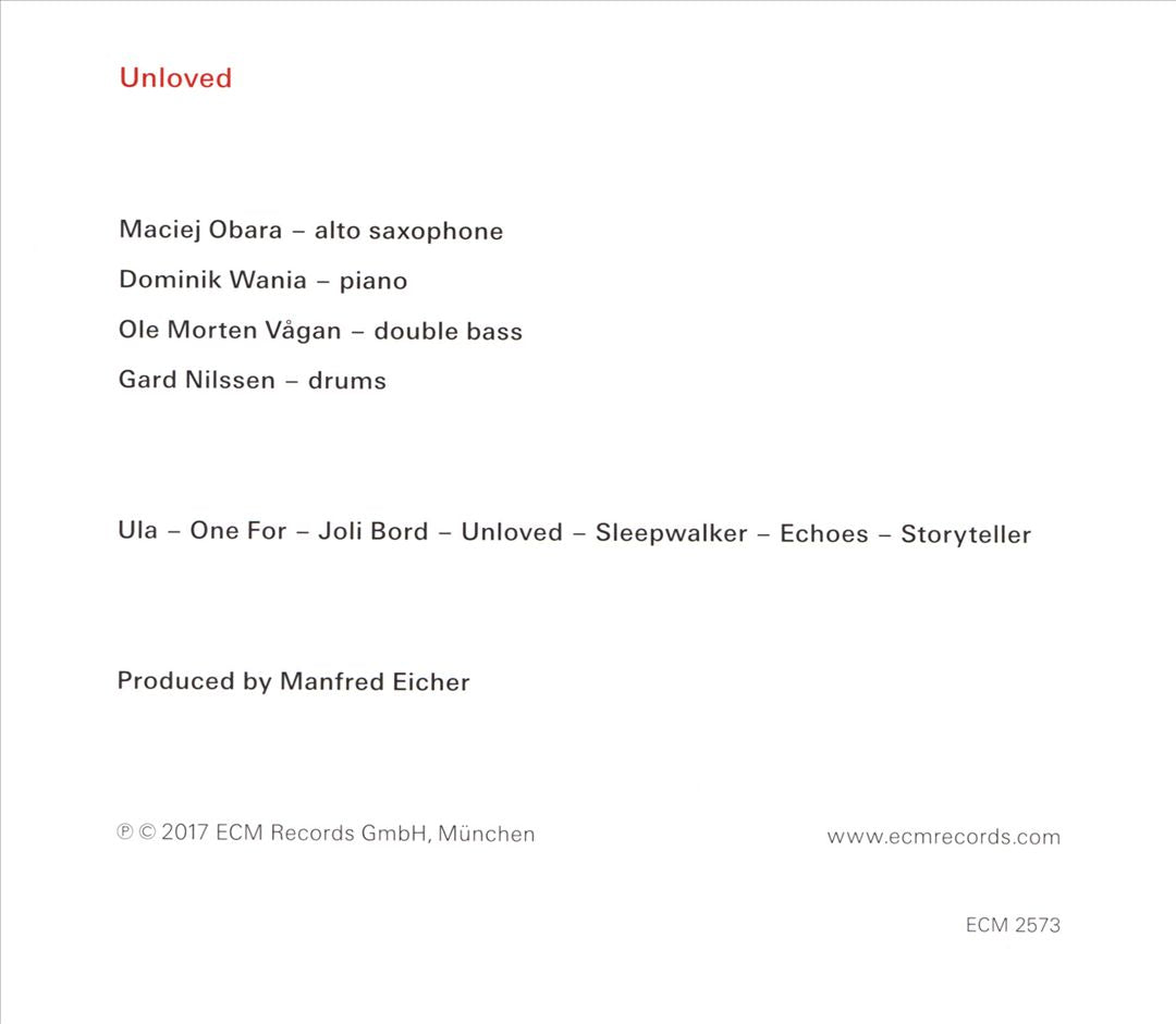 Unloved cover art