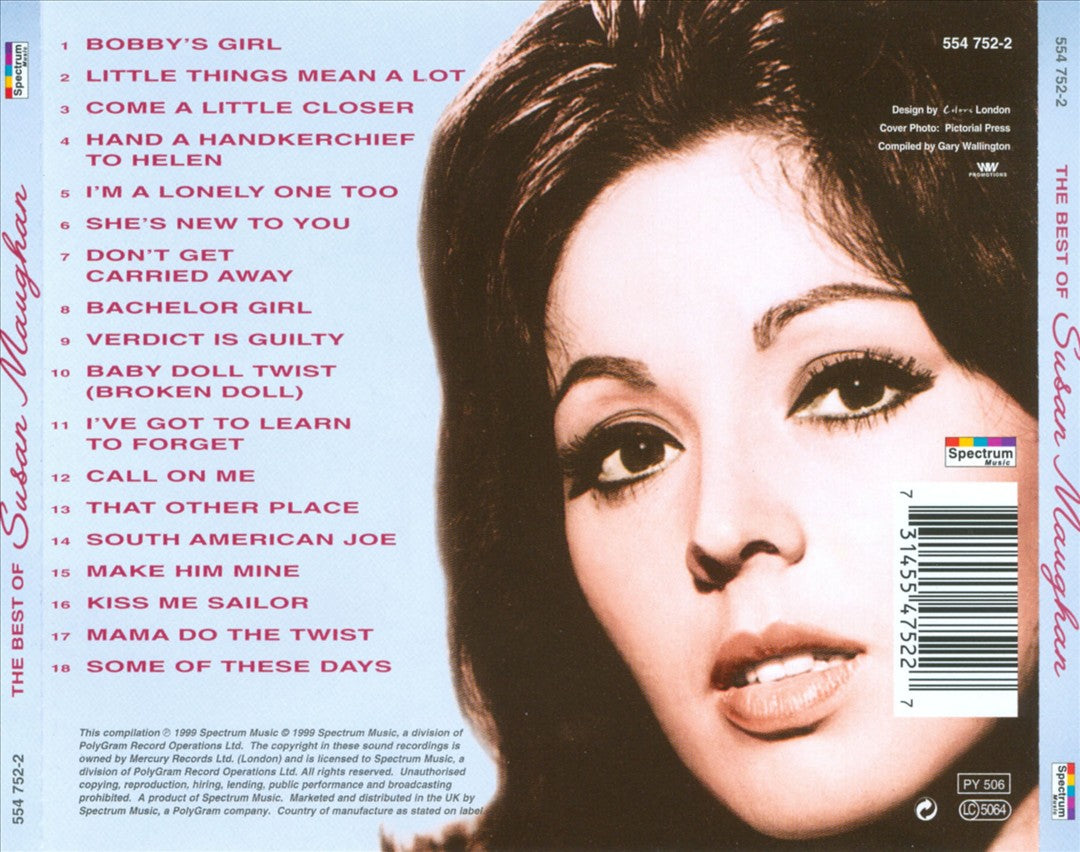 Best of Susan Maughan cover art