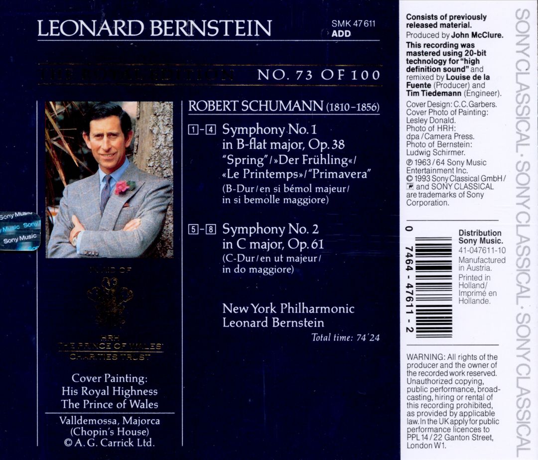 Royal Edition, No. 73 Of 100: Robert Schumann cover art