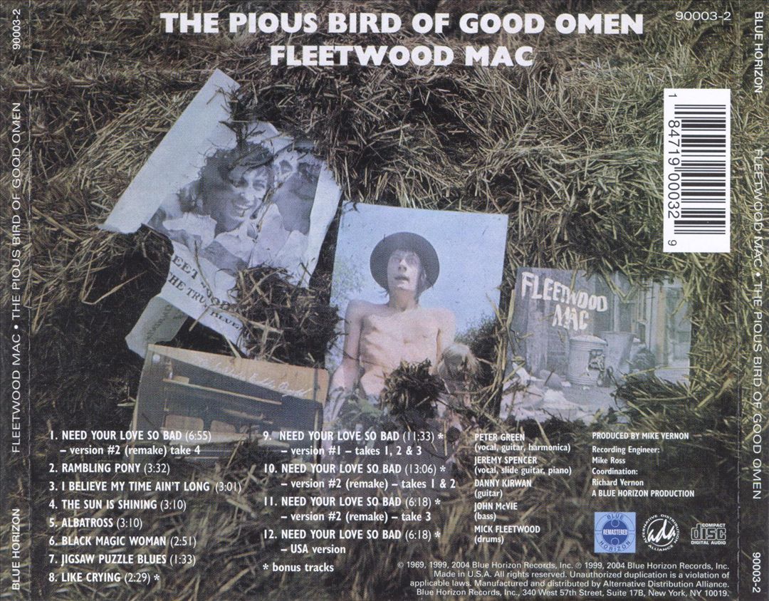 Pious Bird of Good Omen [Blue Horizon] cover art