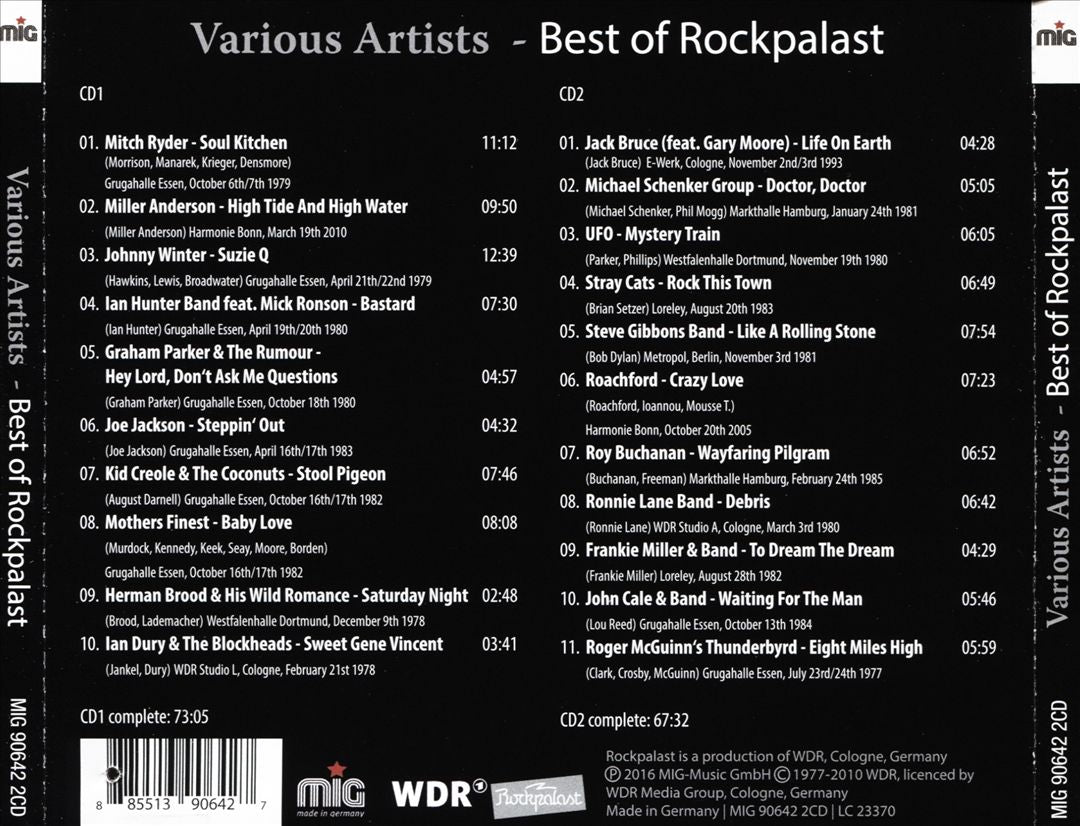 Best of Rockpalast cover art
