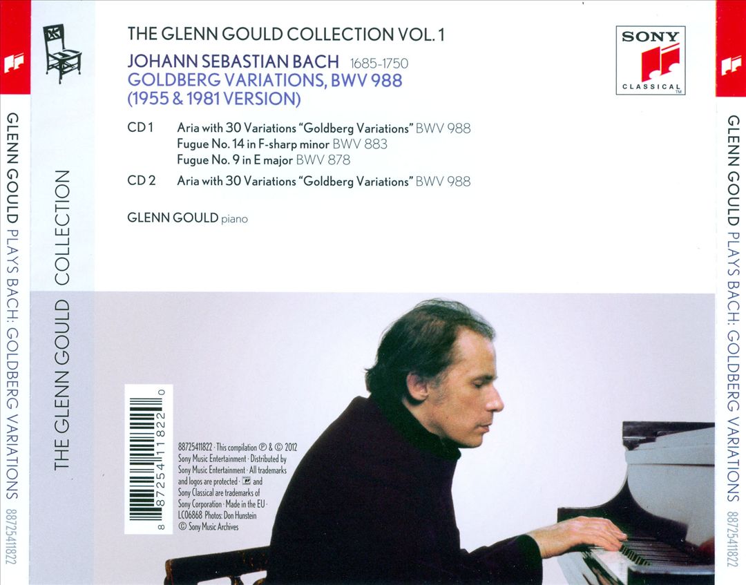 Glenn Gould Plays Bach: Goldberg Variations [1955 & 1981] cover art