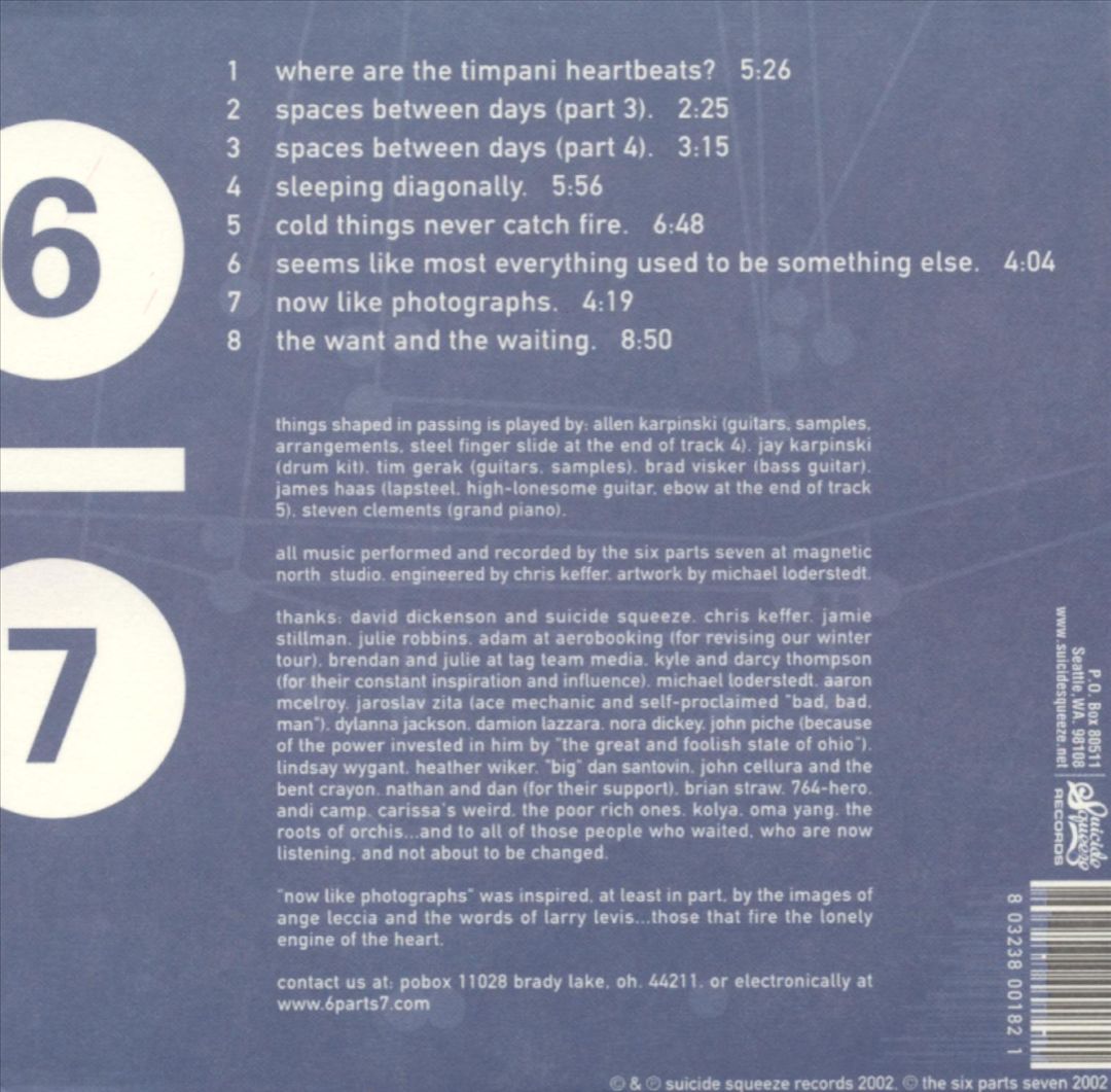 Things Shaped in Passing cover art