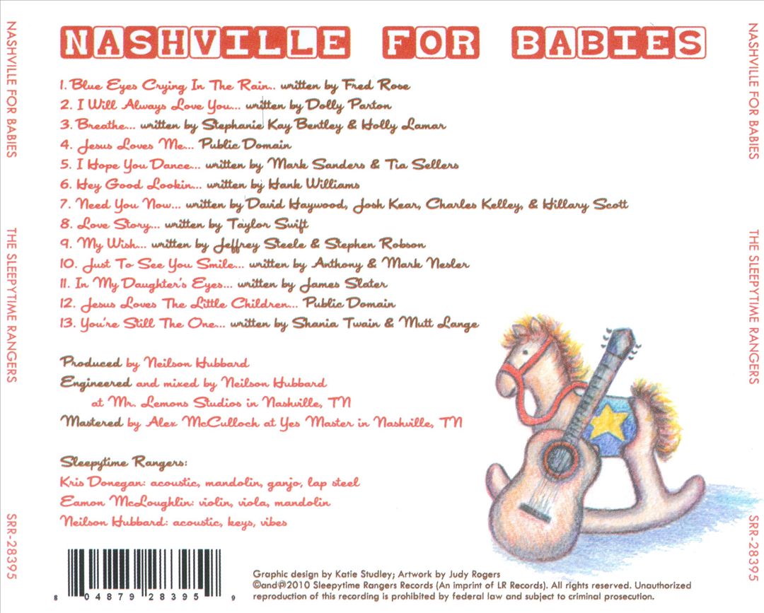 Nashville For Babies: Lullaby Renditions of Country Music Hits cover art