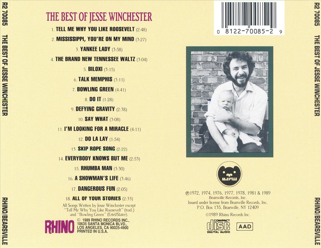 Best of Jesse Winchester cover art