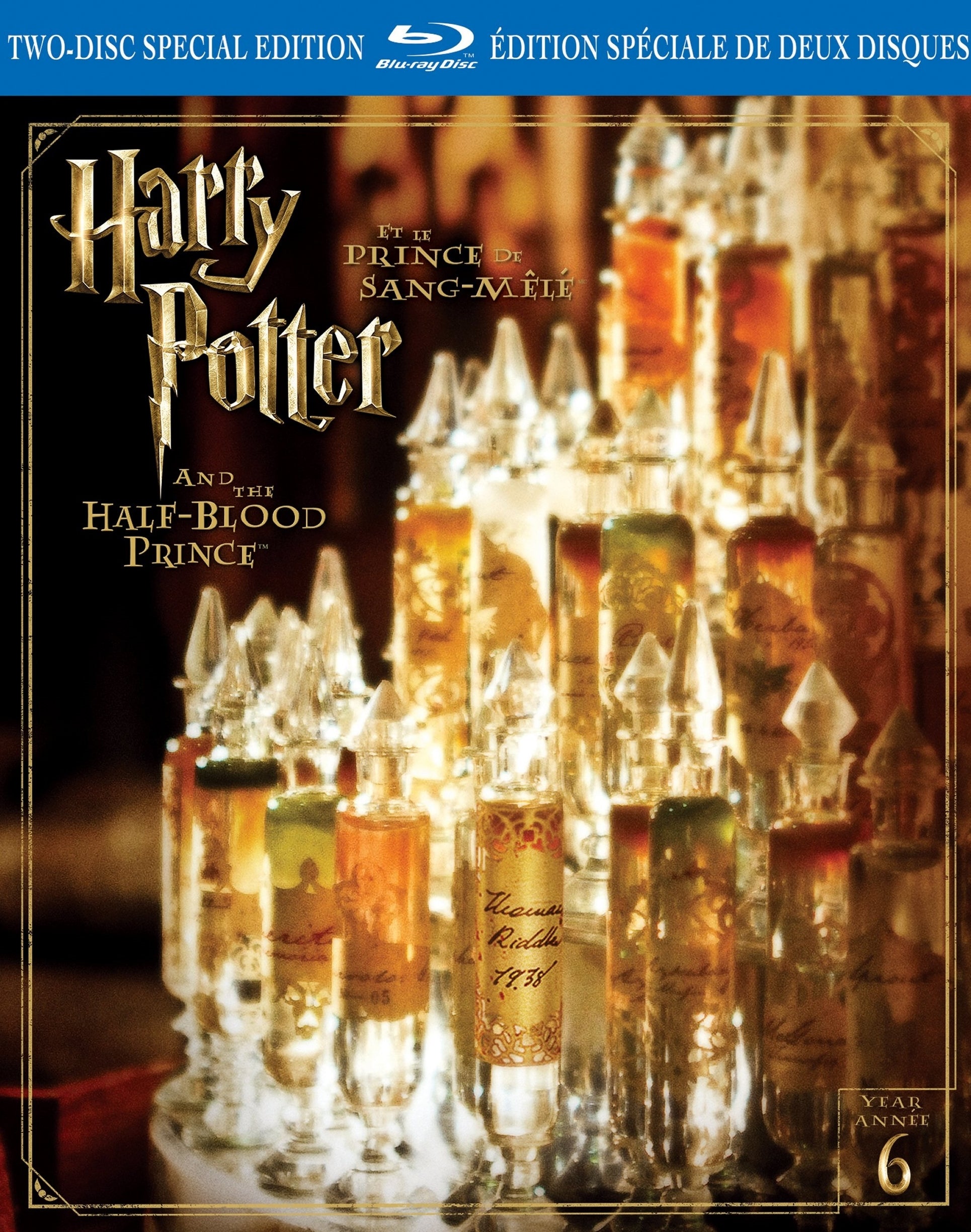 Harry Potter and the Half-Blood Prince [Blu-ray] cover art